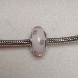 Authentic Pandora Murano Polka Dot Bead